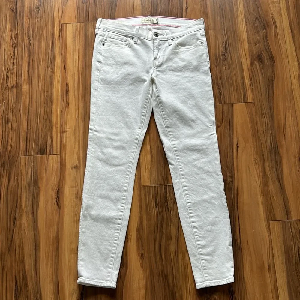 Lucky Brand White Charlie Skinny Jeans - Picture 7 of 9